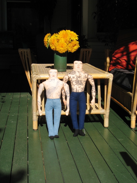 Tattooed man #3. He is the tallest, because he stands on his toes. Tattooed man #3. He is the tallest, because he stands on his toes.